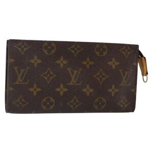LOUIS VUITTON Monogram Bucket GM Accessory Pouch LV Auth am9082